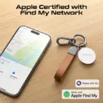 Ultra-Compact Smart Precision Tracking Wireless Tag For Apple Find My App | Loud Alarm | Lost Mode | Unlimited Distance Tracking | 1-Year Standby | IPX6 Water Resistant - Image 2