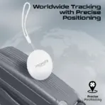 Ultra-Compact Smart Precision Tracking Wireless Tag For Apple Find My App | Loud Alarm | Lost Mode | Unlimited Distance Tracking | 1-Year Standby | IPX6 Water Resistant - Image 3