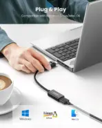 UGREEN DisplayPort To HDMI Adapter 4K@60Hz DP Male To HDMI Female Converter, 144Hz 1080P Support, Gold-Plated, 25cm Cable, AMD NVIDIA Compatible | MM137-70694 - Image 6
