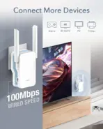 Cudy AC1200 WiFi Extender, 1.2Gbps Home Signal Booster, Dual Band 5GHz/2.4GHz, Covers up to 1500 Sq.ft and 30 Devices, AP Mode, Mesh Supported, RE1200 | NO WARRANTY