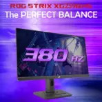 ASUS ROG Strix XG259QNS 24.5-inch  FHD 380Hz OC Fast IPS Gaming Monitor – 0.3ms, HDR400, ELMB Sync, FreeSync Premium, Gaming A.I. , DP 1.4, HDMI 2.0, USB Hub, Adjustable Stand | BLACK - Image 2