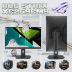 ASUS ROG Strix XG259CMS 24.5-Inch FHD 310Hz Fast IPS Gaming Monitor With 1ms GTG, ELMB Sync, USB-C DP Alt Mode 7.5W PD, G-SYNC Compatible, DisplayHDR 400, Tripod Socket