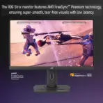 ASUS ROG Strix XG259QNS 24.5-inch  FHD 380Hz OC Fast IPS Gaming Monitor – 0.3ms, HDR400, ELMB Sync, FreeSync Premium, Gaming A.I. , DP 1.4, HDMI 2.0, USB Hub, Adjustable Stand | BLACK - Image 5