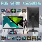 ASUS ROG Strix XG259QNS 24.5-inch  FHD 380Hz OC Fast IPS Gaming Monitor – 0.3ms, HDR400, ELMB Sync, FreeSync Premium, Gaming A.I. , DP 1.4, HDMI 2.0, USB Hub, Adjustable Stand | BLACK