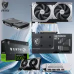 MSI GeForce RTX™ 5060 Ti 16G VENTUS 2X OC PLUS 128-bit GPU 16GB GDDR7 ; PCI Express® Gen 5; 2617 MHz Extreme Performance; 4608 Units CUDA; DisplayPort x 3 (v2.1b) & HDMI™ x 1  - Image 10