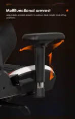 APEX SEAT "Ignition XL" Gaming Chair With 160KG Capacity, PU+Velvet+Suede Upholstery, Recline 90–141°, 4D Armrests, Magnetic Headrest, Class-4 Gas Lift, Frog Mechanism, Iron Base , ≤160KG Capacity| RACING BLACK RED WHITE - Image 9