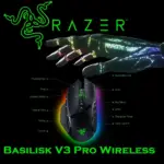 Razer Basilisk V3 Pro Wireless Gaming Mouse : HyperScroll Tilt Wheel - 30K DPI Optical Sensor - Gen-3 Optical Switches - 13-Zone Chroma RGB - 13 Programmable Controls - 3 Connection Modes | Black