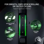 Razer Basilisk V3 Pro Wireless Gaming Mouse : HyperScroll Tilt Wheel - 30K DPI Optical Sensor - Gen-3 Optical Switches - 13-Zone Chroma RGB - 13 Programmable Controls - 3 Connection Modes | Black - Image 5