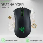 Razer DeathAdder Essential Optical Esports Gaming Mouse | 6400 DPI Precision Sensor | 5 Programmable Buttons | Mechanical Switches 10M Clicks | Ergonomic Right-Handed Design  | BLACK