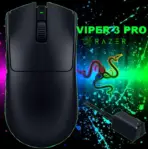 Razer Viper V3 Pro Wireless Esports Gaming Mouse: Symmetrical - 54g Lightweight - 8K Polling - 35K DPI Optical Sensor - Gen3 Optical Switches - 8 Programmable Controls - Black )