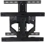 NB P6 Full Motion TV Wall Mount  Fits 45″–75″ Flat Panels ; Load Up to 45.5 kg ; Tilt +5°/-3°, Swivel 50°–80°, Rotate ±4° ; Retractable 52–380 mm ; VESA 200×200–600×400 mm - Image 8