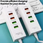 GEATIX Power Socket Fast Charger | 4 USB High-Speed Ports | Universal Charging Hub | Smart IC Protection | Compact Design | Fast Charge & Data Sync - Image 4