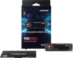 SAMSUNG 990 PRO SSD 2TB PCIe 4.0 M.2 2280 Internal Solid State Hard Drive, Seq. Read Speeds Up to 7,450 MB/s for High End Computing, Gaming, and Heavy Duty Workstations | MZ-V9P2T0BW - Image 9