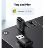UGREEN Bluetooth 5.3 USB Adapter | Wireless Dongle for PC | 20m Range | Low Latency Audio | Supports Windows 11 | Connects Keyboard, Mouse, Headset, Printer & More - Image 6