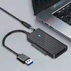 SATA To USB-C 5Gbps Adapter With Dual Protocol Support For M.2 NGFF & 2.5/3.5 Inch SATA SSD HDD, USB3.0 To SATA Cable With JMS578 Chipset & Optional DC Power Port - Image 9