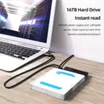 SATA To USB-C 5Gbps Adapter With Dual Protocol Support For M.2 NGFF & 2.5/3.5 Inch SATA SSD HDD, USB3.0 To SATA Cable With JMS578 Chipset & Optional DC Power Port - Image 3