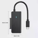 SATA To USB-C 5Gbps Adapter With Dual Protocol Support For M.2 NGFF & 2.5/3.5 Inch SATA SSD HDD, USB3.0 To SATA Cable With JMS578 Chipset & Optional DC Power Port - Image 8