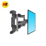 NB P5 Full Motion TV Wall Mount – Fits 32″–70″ Screens, 80lbs Load, 600×400mm Max VESA, 180° Swivel, ±15° Tilt, SPCC Cold-Rolled Steel Heavy-Duty Bracket, Easy Installation - Image 2