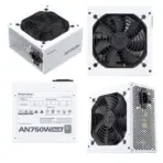 Segotep AN750W White Iceberg Edition 750W 80 PLUS PSU With 87.47% Efficiency, Active PFC, 120mm Hydraulic Bearing Fan, Flat White Cables & Smart Temp Control  - Image 10