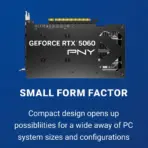 PNY GeForce RTX 5060 OC 8GB GDDR7  Dual Fan Graphics Card - NVIDIA Blackwell Architecture, DLSS 4, PCIe 5.0, 3840 CUDA® Cores , 2535MHz Boost Clock , And Compact Dual-Slot Design | STEALTH BLACK ~ VCG50608DFXPB1-O - Image 6