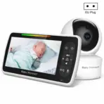 SM650 Video Baby Monitor Camera with 5” LCD Screen, 720P Video, Pan Tilt Zoom, 2.4GHz Wireless No WiFi, Night Vision, Two-Way Audio, Temperature Display - Image 3