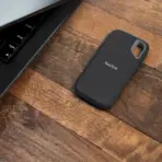 SanDisk 1TB NVMe Extreme Go Portable External SSD, USB 3.2 Gen 2 USB-C, Up to 1050MB/s Read Speed, Up to 1000MB/s Write Speed, IP65 Water Resistance, Black  - Image 2