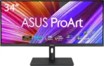 ASUS ProArt Display PA348CGV – 34-Inch Ultra-Wide QHD 3440x1440 IPS Monitor, 120Hz FreeSync Premium Pro, 98% DCI-P3, ΔE < 2, HDR400, USB-C 90W PD, Ergonomic Stand | BLACK  ~ 6 MONTHS WARRANTY - Image 2