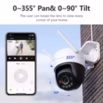 IMOU Cruiser SC 5MP 3K Outdoor Smart Security Camera, 5MP Resolution, 3K Video, Night Vision, Smart Motion Detection, Two-Way Audio, Weatherproof Design, Remote Access. - Image 3