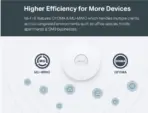 TP-Link EAP613 Wireless Access Point w/o DC Adapter | Ultra-Slim | Omada True Wi-Fi 6 AX1800 | Mesh, Seamless Roaming, WPA3, MU-MIMO | Remote & App Control | PoE+ Powered | Multiple Controller Options