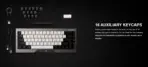 GAMDIAS HERMES M4 HYBRID MECHANICAL 60% GAMING KEYBOARD WITH RED SWITCH | WIRELESS or WIRED CONNECTIVITY | DUAL COLOR WAY KEY CAPS | ANTI-GHOSTING WITH N-KEY ROLLOVER | SOFTWARE MACRO KEYS | METAL PANEL FINISH - Image 3