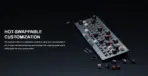 GAMDIAS HERMES M4 Gaming Mechanical Keyboard 65% Form Factor , Hotswappable Red Switch , 20 RGB Effects ,Anti-ghosting With N-key Rollover , Software Customizable Macro Key , Metal Contoured Finish - Image 5