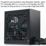 DeepCool PN750D PSU 750W ATX 3.1 &PCIe 5.1 Standard 80 Plus Gold efficiency; Dedicated 12V-2x6, 2 EPS, and 3 PCIe Connectors, Dynamic 120mm Fan, Robust Protection (OVP, OCP, etc.) ; Non-Modular | BLACK - Image 3