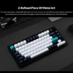 Keychron Q1 Max Hotswap Wireless RGB Mechanical Keyboard with Knob 75% Layout (84 Keys) , Aluminum Frame , 2.4 GHz Wireless Connection or Bluetooth 5.1 or Type-C wired Connectivity , Gateron Jupiter Red Switches , KSA Double-shot PBT Keycaps , Windows Mac OS | Q1M-M1 - Image 4