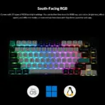 Keychron Q1 Max Hotswap Wireless RGB Mechanical Keyboard with Knob 75% Layout (84 Keys) , Aluminum Frame , 2.4 GHz Wireless Connection or Bluetooth 5.1 or Type-C wired Connectivity , Gateron Jupiter Red Switches , KSA Double-shot PBT Keycaps , Windows Mac OS | Q1M-M1 - Image 2