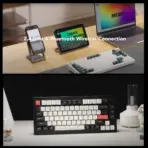 Keychron Q1 HE QMK Wireless Custom 75% Layout Metal RGB Keyboard with Hall Effect Gateron Double-rail Magnetic Nebula Switches ; 1000 Hz 2.4 GHz Mode or Bluetooth 5.1 for up to 3 Device Connectivity , 0.2 mm to 3.8 mm Adjustable Actuation Points ; Dynamic Rapid Trigger ; Four Actions Per Key ; OSA Profile PBT Keycaps ; Windows and macOS | CARBON BLACK Q1H-M1 - Image 20