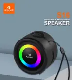 KISONLI S16 RGB Bluetooth Speaker – Wireless 5W Output, 500mAh Battery, BT 5.0, Type-C Charging, RGB LED, Compact Portable Music Speaker for PC, Mobile, Outdoor Use