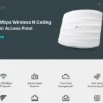 TP-Link FESTA F41 300Mbps Wireless N Ceiling Mount Access Point – PoE Support, Cloud Management, Easy Setup, 2x4dBi Antennas, Wall/Ceiling Mount Kit