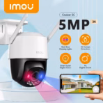 IMOU Cruiser SC 5MP 3K Outdoor Smart Security Camera, 5MP Resolution, 3K Video, Night Vision, Smart Motion Detection, Two-Way Audio, Weatherproof Design, Remote Access.