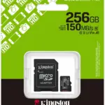 Kingston 256GB Canvas Select Plus microSD Card | Up to 150MB/s | Class 10, UHS-I, U1, V10, A1 | SDCS3/256GB