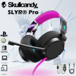 Skullcandy SLYR Pro Wired Gaming Headset With 50mm Drivers, Enhanced Sound Perception, AI Clear Voice Mic, Multi-Platform USB-C/3.5mm Support, Lightweight Comfort | Black DigiHype ~ S6SPY-Q766