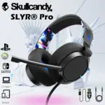 Skullcandy SLYR Pro Wired Gaming Headset With 50mm Drivers, Enhanced Sound Perception, AI Clear Voice Mic, Multi-Platform USB-C/3.5mm Support, Lightweight Comfort | Blue DigiHype