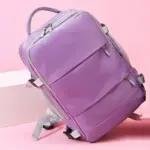 PURPLE Laptop Backpack - Accommodates Up to 15.6" Laptops & Tablets - Waterproof - Heavily Padded for Sensitive Electronics Protection -  USB Charging Port - Inner Pockets for Wet & Dry Laundry - Luggage Strap -Multifunctional for Hiking , Gym , Travel