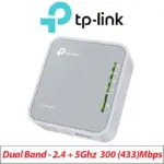 TP-Link TL-WR902AC AC750 Dual-Band Travel Router – Compact, 5 GHz & 2.4 GHz Wi-Fi, Multi-Mode, USB File Sharing & Charging, 733 Mbps Speed, Portable