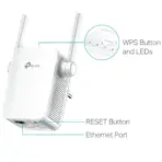 TP-Link AC750 Mesh Wi-Fi Range Extender RE205 ; Dual Band 2.4 GHz (300 Mbps) & 5 GHz (433 Mbps) ; Wi-Fi Dead-Zone Killer ; External Antennas ; Smart Signal Indicator ; Compatible with Windows, macOS, Linux | RE205 WHITE - Image 2