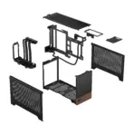 Fractal Terra Graphite Mini-ITX Case With Solid Walnut Front, 8mm Aluminum Panel, PCIe 4.0 Riser, Adjustable Spine, 322mm GPU Support, SFX PSU, Dual SSD Mounts ~ FD-C-TER1N-01v - Image 20