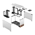 Fractal Terra Silver Mini-ITX PC Case With Walnut Front, 8mm CNC Aluminum, PCIe 4.0 Riser, Adjustable 30mm Spine, 322mm GPU Clearance, SFX PSU Support, 2× SSD Mounts ~ FD-C-TER1N-02 - Image 23