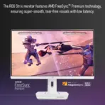 ASUS ROG Strix XG259QNS-W 24.5-inch  FHD 380Hz OC Fast IPS Gaming Monitor – 0.3ms, HDR400, ELMB Sync, FreeSync Premium, Gaming A.I. , DP 1.4, HDMI 2.0, USB Hub, Adjustable Stand | WHITE - Image 6