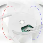  Thermalright TL-C14W-S X3 , 140mm PWM ARGB Fans, Triple Pack, Customizable Lighting, Static Pressure Addressable RGB, Motherboard SYNC with 5V-3PIN, up to 1500 RPM , 74.3 CFM (MAX) | WHITE - Image 3