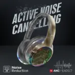 Promate TransTune Wireless ANC Headphones – Bluetooth 5.3, 40mm Drivers, RGB Lights, Active Noise Cancellation, 40H Playback, USB-C Charging, AUX Support, Hi-Fi Stereo Over-Ear Headset | GUNMETAL - Image 5