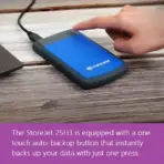 Transcend 2TB StoreJet Portable External Hard Drive USB 3.0 , Encryption Enabled , Slip & Shock Resistant Outer Shell 25H3 Military-grade , Windows Mac & Linux | Purple TS2TSJ25H3P - Image 4
